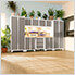 BOLD Series Platinum 3-Piece Wall Cabinet System