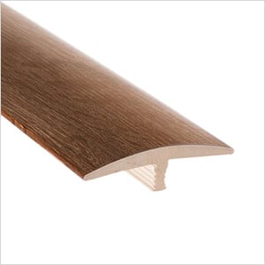 Forest Oak Vinyl 46-Inch T-Molding Transition Strip