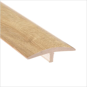 Natural Oak Vinyl 46-Inch T-Molding Transition Strip