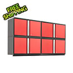 NewAge Garage Cabinets PRO Series Red 42" Wall Cabinet (4 pack)