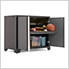 PRO Series Grey 2-Piece Workbench Set with Stainless Steel Top