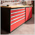 PRO Series 3.0 Red 2-Piece Workbench Set with Stainless Steel Top
