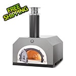 Chicago Brick Oven 27" x 22" Countertop Wood Fired Pizza Oven (Silver Vein)