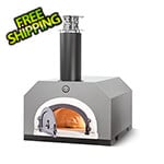 Chicago Brick Oven 38" x 28" Countertop Wood Fired Pizza Oven (Silver Vein)