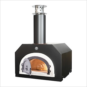 38" x 28" Countertop Wood Fired Pizza Oven (Solar Black)
