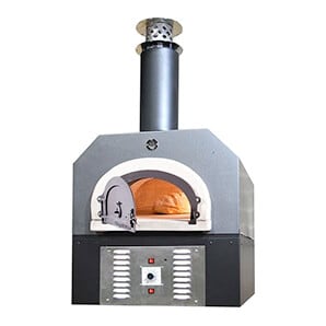 38" x 28" Hybrid Countertop Natural Gas / Wood Pizza Oven (Silver Vein - Residential)