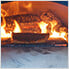 38" x 28" Hybrid Countertop Liquid Propane / Wood Pizza Oven (Copper Vein - Commercial)