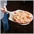 38" x 28" Hybrid Countertop Liquid Propane / Wood Pizza Oven (Solar Black - Residential)
