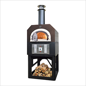 38" x 28" Hybrid Countertop Natural Gas / Wood Pizza Oven (Copper Vein - Commercial)