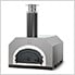 38" x 28" Hybrid Countertop Natural Gas / Wood Pizza Oven (Silver Vein - Commercial)