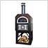 38" x 28" Hybrid Countertop Liquid Propane / Wood Pizza Oven (Copper Vein - Commercial)