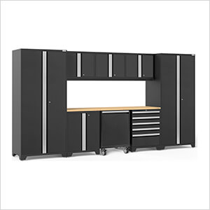 PRO Series 3.0 Black 9-Piece Set with Bamboo Top