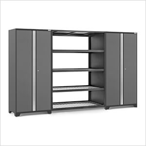 PRO Series Grey 3-Piece Garage Cabinet Set