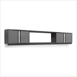 PRO 3.0 Series Grey 3-Piece Wall Cabinet Set with Integrated Display Shelf