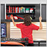 PRO 3.0 Series Grey 3-Piece Wall Cabinet Set with Integrated Display Shelf