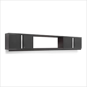PRO 3.0 Series Black 3-Piece Wall Cabinet Set with Integrated Display Shelf