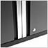 PRO Series Black 3-Piece Wall Cabinet Set with Integrated Display Shelf