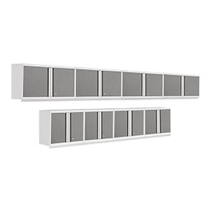 PRO 3.0 Series 8-Piece Platinum Wall Cabinet Set