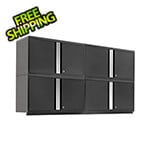 NewAge Garage Cabinets PRO Series Black 42" Wall Cabinet (4 Pack)