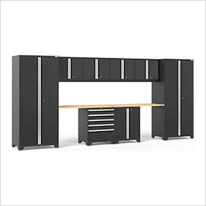 PRO Series 3.0 Black 10-Piece Set with Bamboo Top