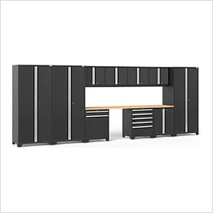 PRO Series 3.0 Black 12-Piece Set with Bamboo Tops