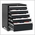 PRO Series Black 16-Piece Corner Set with Stainless Tops and LED Lights
