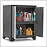 PRO Series Grey 16-Piece Corner Set with Stainless Tops and LED Lights