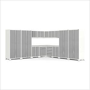 PRO Series Platinum 16-Piece Corner Set with Stainless Steel Tops