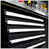 Fusion Pro 5-Piece Tool Cabinet System - The Works (Silver)