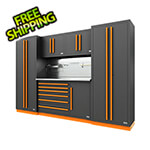 Proslat Fusion Pro 6-Piece Tool Cabinet System - The Works (Orange)