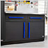 Fusion Pro 7-Piece Garage Cabinet System - The Works (Blue)