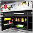 Fusion Pro 9-Piece Tool Cabinet System - The Works (Silver)