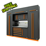 Proslat Fusion Pro 9-Piece Tool Cabinet System - The Works (Orange)