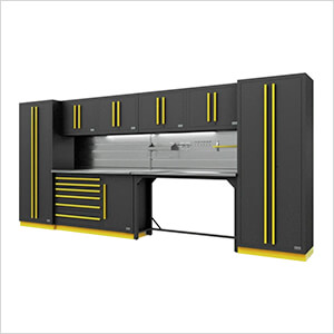 Fusion Pro 10-Piece Workbench System - The Works (Yellow)