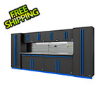 Proslat Fusion Pro 10-Piece Garage Storage System - The Works (Blue)