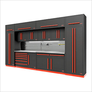 Fusion Pro 14-Piece Garage Cabinet System - The Works (Barrett-Jackson Edition)