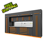 Proslat Fusion Pro 14-Piece Garage Storage System - The Works (Orange)