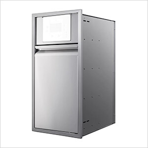15-Inch Roll-Out Trash Bin with Grill Controller Mount