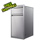 Memphis Grills 15-Inch Single Access Drawer with Trash Bin