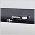 7.5' Premium Karbon Black Garage Cabinet System with Stainless Steel Tops