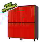 Contur Cabinet 5' Premium Cayenne Red Garage Cabinet System