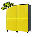 Contur Cabinet 5' Premium Vespa Yellow Garage Cabinet System