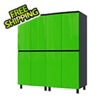 Contur Cabinet 5' Premium Lime Green Garage Cabinet System