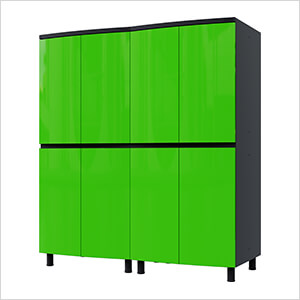 5' Premium Lime Green Garage Cabinet System