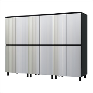 7.5' Premium Stainless Steel Garage Cabinet System