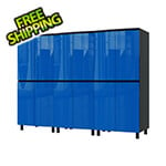 Contur Cabinet 7.5' Premium Santorini Blue Garage Cabinet System