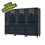 Contur Cabinet 7.5' Premium Karbon Black Garage Cabinet System