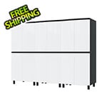 Contur Cabinet 7.5' Premium Alpine White Garage Cabinet System