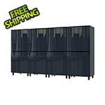 Contur Cabinet 10' Premium Karbon Black Garage Cabinet System