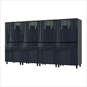 10' Premium Karbon Black Garage Cabinet System